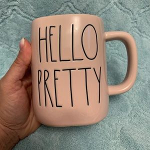 Rae Dunn HELLO PRETTY Mug